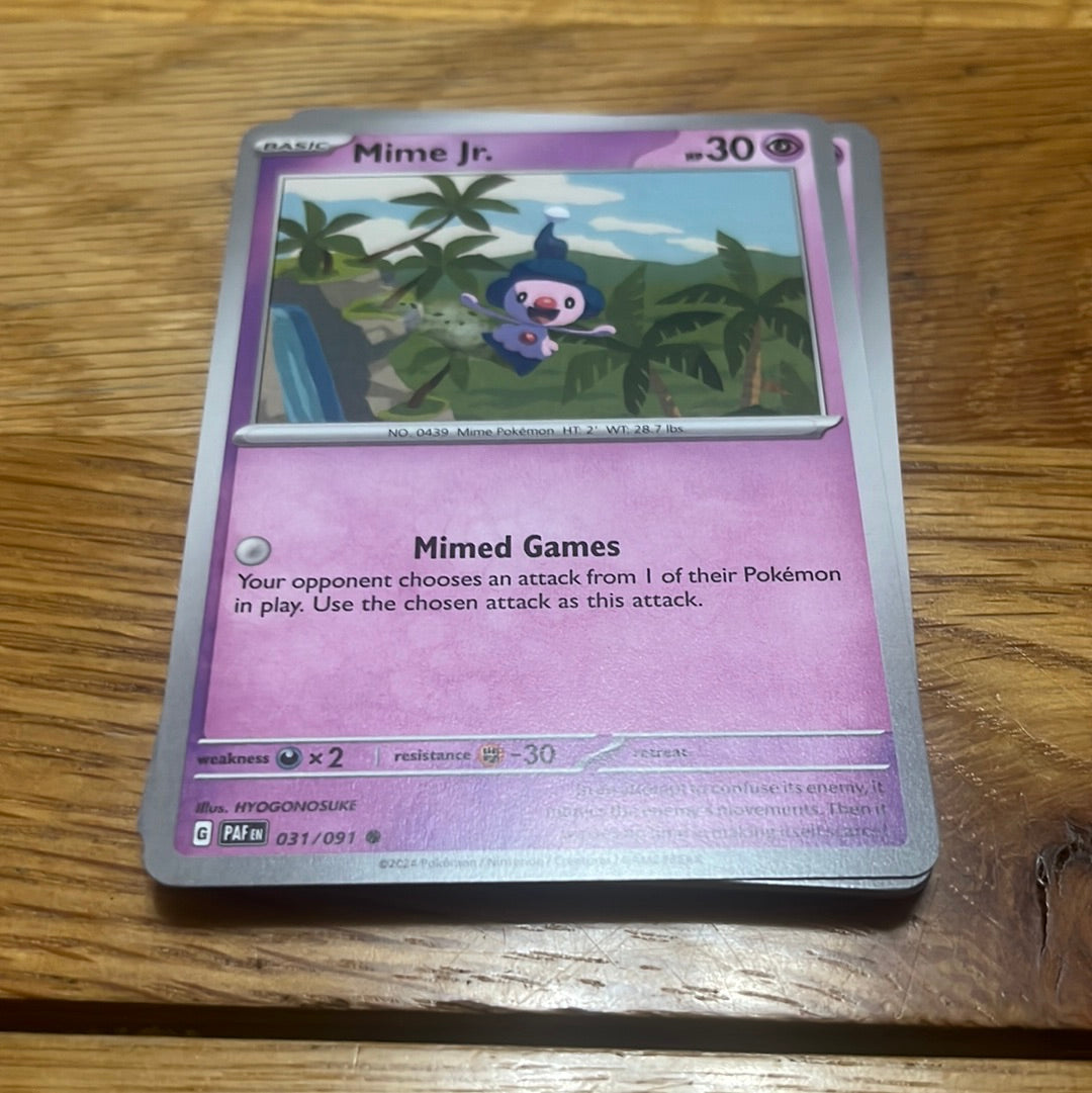 Paldean Fates: Mime Jr #31 Paldean Fates: Mime Jr #31